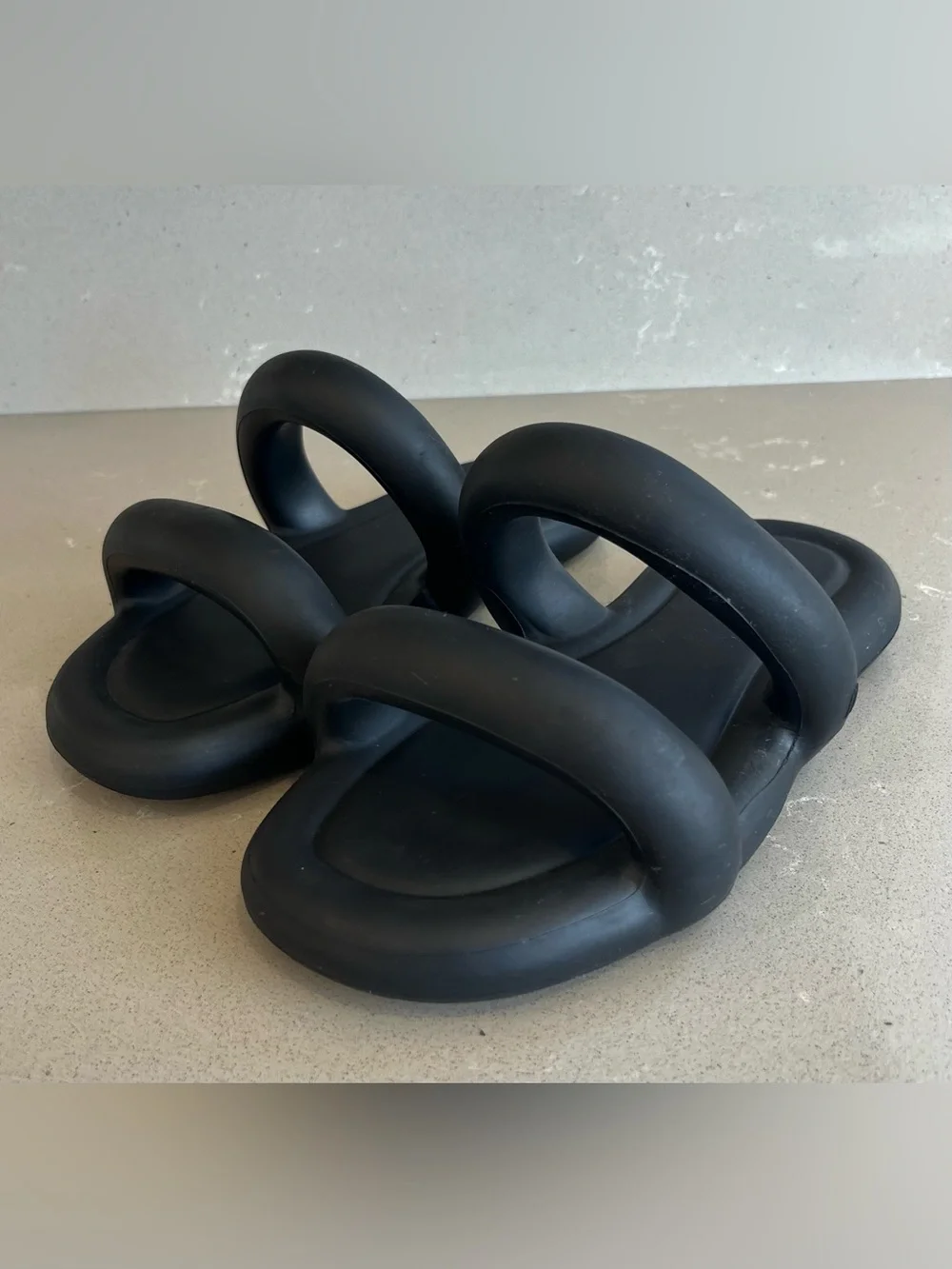 Melissa Free Bloom Slide Sandals Black Women’s Size 8